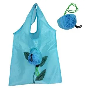 Összehajtható poliészter rajzfilmtáska és epertáska kapható